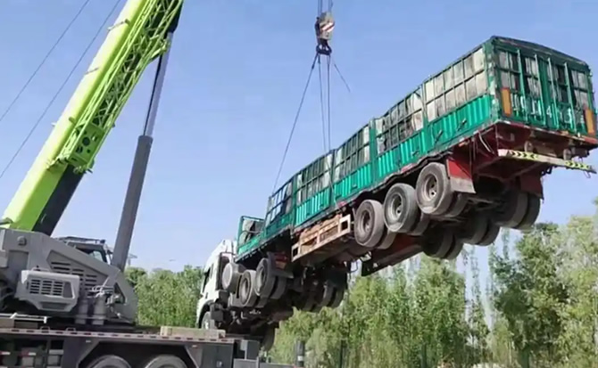 椒江区道路脱困救援案例